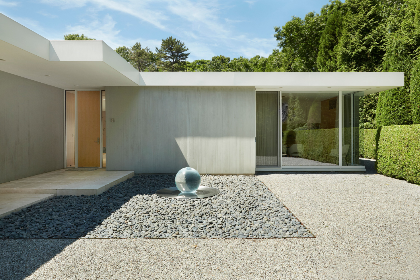 The Aqualens at a Modern Sanctuary in East Hampton